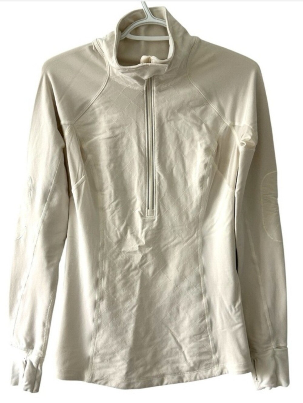 lululemon Toasty Tech Quilted Polar Cream Sz 6